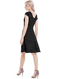 Vestidos de cóctel diig para mujer, vestido midi de verano con cuello en V vintage Fiesta de bienvenida blanca