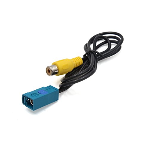 uxcell Car Reverse Backup Rear View Camera Cable Adapter for Benz C E GLK Volvo S80L