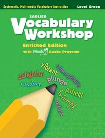 Vocabulary Workshop Enriched Green Level Student Edition, Grade 3