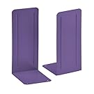 Acrimet Jumbo Premium Bookends 9" (Purple Color) (1 Pair Pack)