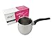Small Briki Melting Pot Turkish Greek Armenian Coffee Sauce Pan Butter Warmer Milk Frother for Hot Chocolate Candy Soap Wax Melter – Best 24 oz Stainless Steel Pouring Decanter - Holiday Gift Box