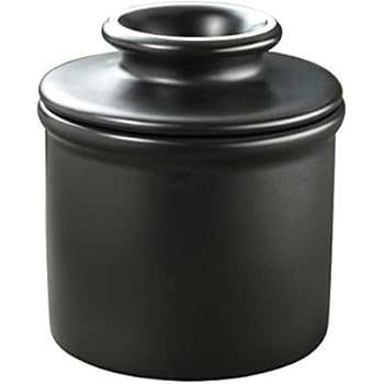 Butter Bell - The Original Butter Bell Crock by L. Tremain, French Ceramic Butter Dish, Classic, Ebony