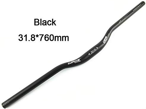 HEALTHLL Bicycle Handlebar Aluminum Alloy Bike Accessories MTB Handlebar Bicycle Road Bike Handlebar Multi-Colors 720/740/760/78031.8Mm Black 760mm