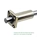 ReliaBot 12mm x 600mm (.472 x 23.62 inches) Case Hardened Chrome Plated Linear Motion Rod Shaft Guide - Metric h8 Tolerance