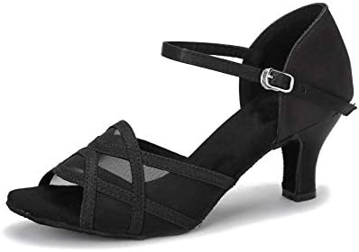 Akanu Women's Latin Dance Shoes Female's Ballroom Salsa Dance Shoes