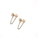 S.Leaf Chain Earrings Tassel Chain Drop Dangle Earrings for Women Sterling Silver Earrings for Women Hypoallergenic Earrings for Women Butterfly Earrings for Gilrs Cat Pearl Earrings for Women Cute Earrings