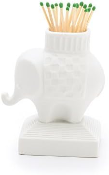 Jonathan Adler Elephant Match Strike, White by Jonathan Adler