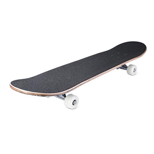Karriw Skateboard 31 Inch Complete Standard Skateboard 8 Layer Maple Skateboard Deck with Sports Outdoors Durable Skate Board for Kids Beginners (Pirate B) - Thumbnail 2