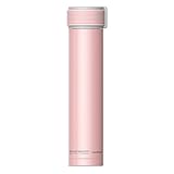 The Asobu Skinny Mini 8oz Fashion Forward Double Walled Stainless Steel Insulated Water Bottle (Pink)
