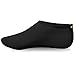 JustOneStyle Barefoot Water Skin Shoes Aqua Socks for Beach Swim Surf Yoga Exercise (4.L (US W:8~8.5 M:7~7.5), Black)