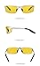 Soxick Mens's Sunglass for Night Driving Polarized Glasses Fishing Outdoor Sport Yellow Lens Slivery 2