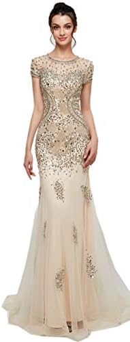 Darcy74Dulles Women's Mermaid Evening Gowns for Women Abiye Gece Elbisesi 2018 Long Party Dress