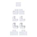 Connector Accessory Pack - 9 Cable Connection Pieces for SimpleCord Cable Concealer Kit ASIN B01JKO8724