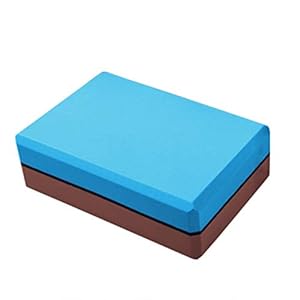 Ayunjia Yoga Blocks Set of 2, Moisture Resistant High Density EVA Foam Brick, Comfy Foam Block Soft Non-Slip Surface for Yoga, Exercise, Pilates, Meditation