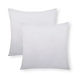 Phantoscope 2 Packs Throw Pillow Inserts Hypoallergenic Square Form Sham Stuffer 22 x 22 inches