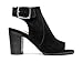 Vionic Women’s Perk Blakely Open Toe Slingback Heel – Ladies Peep Toe Booties with Concealed Orthotic Support - Black Leather 8M