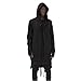 OLRIK Mens Hooded Outwear Plus Long Hoodies Overcoat