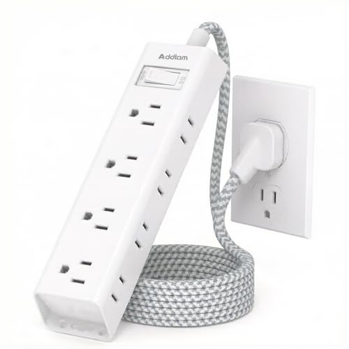 12 Outlet Braided Power Strip Surge Protector