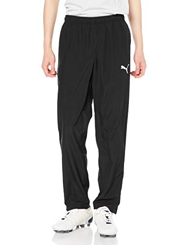 PUMA(プーマ) 吸水速乾 ジャージパンツ TEAMRISE ウーブンパンツ メンズ 24年秋冬カラー ブラック ホワイト(03) M