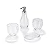 Umbra 020160-165 Droplet Toothbrush Holder, Clear,3-3/4