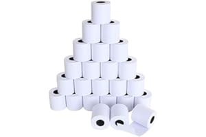 CYEAH 24 Rolls Calculator Tape Adding Machine Tape, Adding Machine Paper Rolls 2 1/4 x 98 ft, Calculator Paper Rolls Premium One Ply Cash Register, Calculator Roll Printing Calculator