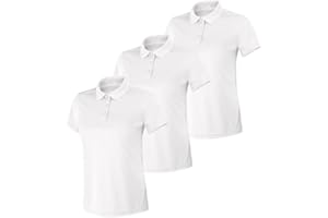 HANES COMFORTBLEND Hanes womens Performance Polo, Single or 3-Pack, Sport Cool DRI Moisture-Wicking Polo Shirt, 40+ UPF Protection
