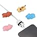 Epessa 5 PCS Cable Bites Animals Cable Buddy for iPhone Cable, Marine Animals|Terrestrial Animals|Dinosaurs and Fish|Animal Bite Cable Protector are Available (Terrestrial Animals)