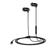 PALOVUE Lightning Headphones Earphones Earbuds in-Ear Magnetic MFi Certified with Microphone Controller Compatible iPhone 11 Pro Max X XS Max XR iPhone 8 Plus iPhone 7Plus Earflow (Metallic Black)