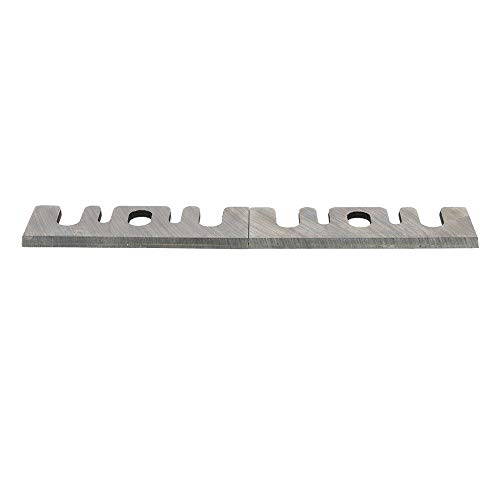 2Pcs 3-1/4 Inch High Speed Steel Electric Planer Spare Blades Knives Replacement for Hitachi F20A Wood Cutting Tool 82x29x3mm