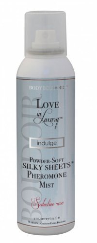 Body Boudoir Love in Luxury Indulge Powder Soft Silky Sheet Pheromone Mist, Seductive Rose, 4 Ounce by Body Boudoir by Body Boudoir