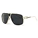 AEVOGUE Sunglasses For Men Goggle Alloy Big Frame Metal Punk Style Shield AE0336