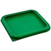 Cambro Small Polyethylene Square Lids for 2 and 4 qt. Food Containers, 6 Pack