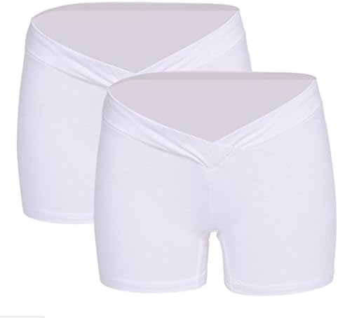 Tremour Women's Under The Bump Maternity Cradle Briefs Pregnancy Underwear Healthy Boyshort