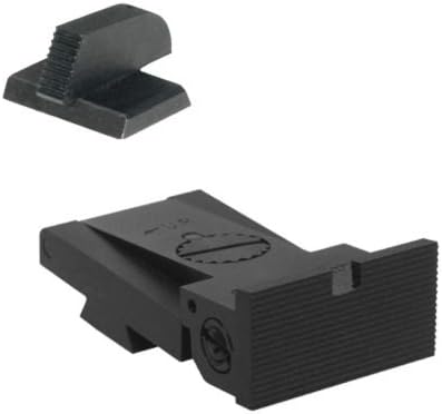 Kensight BoMar BMCS 1911 Sight Set - Serrated Front Sights, Black 960002