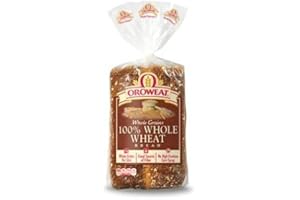 Oroweat Sliced Bread 24oz Loaf (Pack of 2) Choose Flavor Below (Whole Grains - 100% Whole Wheat) by Oroweat