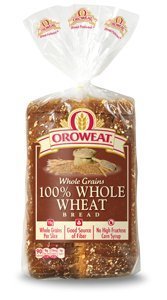 Oroweat Sliced Bread 24oz Loaf (Pack of 2) Choose Flavor Below (Whole Grains - 100% Whole Wheat)