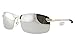 Dreamviva Polarized Mirror Sunglasses Metal Frame Anti-Glare UV400 Protection Full Mirrored Lens Eyewear for Men Silver Lens