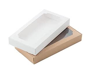 Caja de cartón para panadería con ventana para pasteles ...