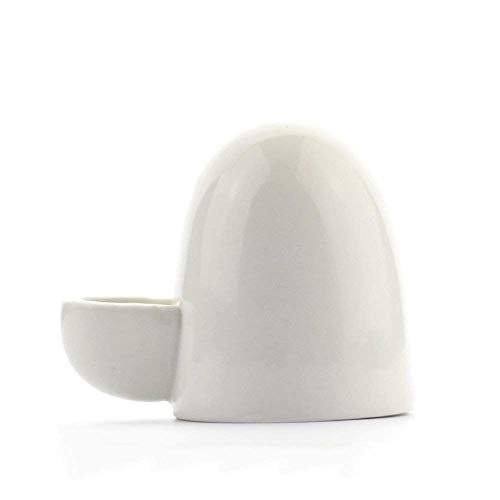 Wpmlady Drinking Water Feeder Ceramics Slient Bottle Waterer Automatic Small Pets for Bird Guinea Pig Hamster Hedgehog Chinchilla Ferret, White, 8Oz - Thumbnail 2