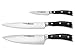 Wusthof Classic IKON Three Piece Cook's Set, 3, Black