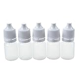SODIAL(R) 5 x squeezable Empty Eye Liquid Dropper liquid bottle 5ml