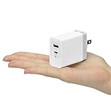USB Type C Charger, GMYLE 20W USB Dual Ports USB C & A Power Adapter AC Wall Charger for Samsung Galaxy S8, Nexus 6P/5X, Nokia N1, OnePlus 2, Lumia 950 & 950 XL, Google Pixel and More (White)