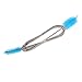 OULII Aquarium Water Hose Pipe Cleaning Brush, Flexible, Double Ended, Sky Blue