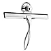 Baban Shower Squeegee Glass Squeegee Window Squeegee All-Purpose Squeegee for Bathroom/Kitchen/Car Glass/Mirror/Restaurant, Stainless Steel Squeegee with Suction Cup Hooks Holder, 9.6 Inch