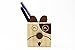 Excelity Wooden Holder for Organizing Pencil Stationery Eyeglass Phone, Cute Animal Shaped & Multi Purpose Use (Puppy)