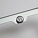 Circle Cool Set of 4 Fit Bentley Logo Laser Engraved Black Aluminum Metal Cap Stainless Steel Screw for Car License Plate Frame