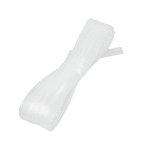 uxcell Ratio 2:1 8mm Dia Clear Polyolefin Heat Shrinkable Tube 8M 26.2Ft