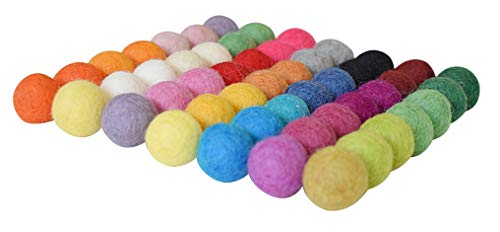 2 100+Wool+Felt+Balls+Hand+Felted