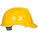 AMSTON Safety Hard Hat, Head Protection, “Keep Cool” Vented Helmet, Fully Adjustable, Low Profile, Cap Style, Type 1 Class C, Construction, ANSI Z89.1, Yellow