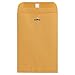 UNV35261 Kraft Clasp Envelope, Side Seam, 28lb, 6 1/2 x 9 1/2, Light Brown, 100/Box